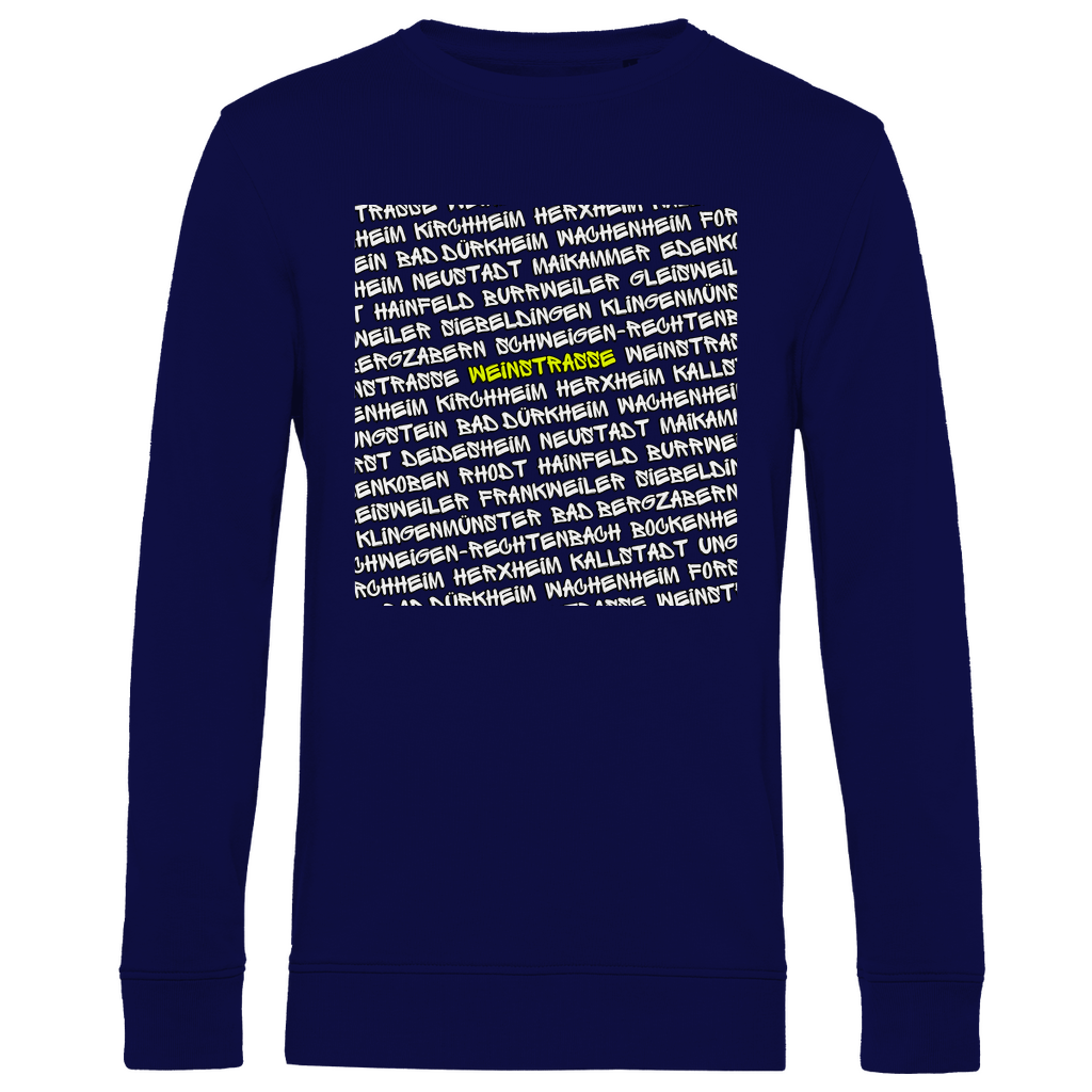 #001 Weinstraße, Herren Premium Bio Sweatshirt