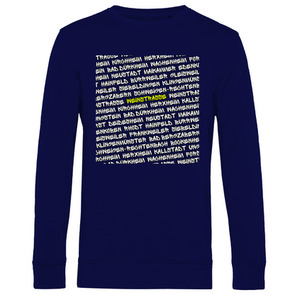 #001 Weinstraße, Herren Premium Bio Sweatshirt