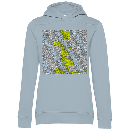 #002 Weinstraße, Damen Premium Bio Hoodie
