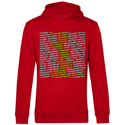 #002 Weinstraße, Herren Premium Bio Hoodie