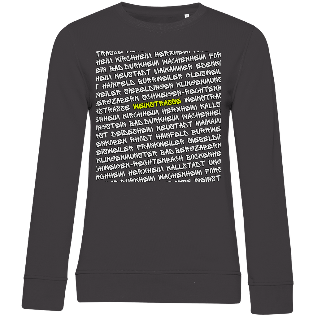 #001 Weinstraße, Damen Premium Bio Sweatshirt