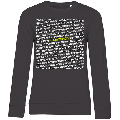#001 Weinstraße, Damen Premium Bio Sweatshirt