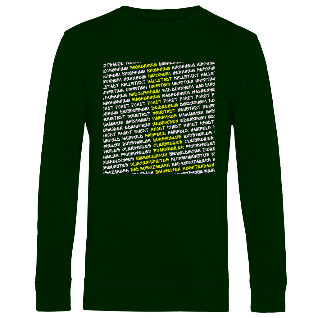 #002 Weinstraße, Herren Premium Bio Sweatshirt