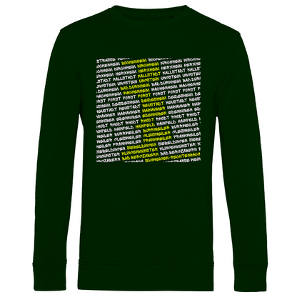 #002 Weinstraße, Herren Premium Bio Sweatshirt