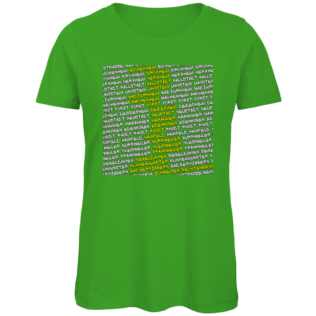 #002 Weinstraße, Damen Premium Bio T-Shirt