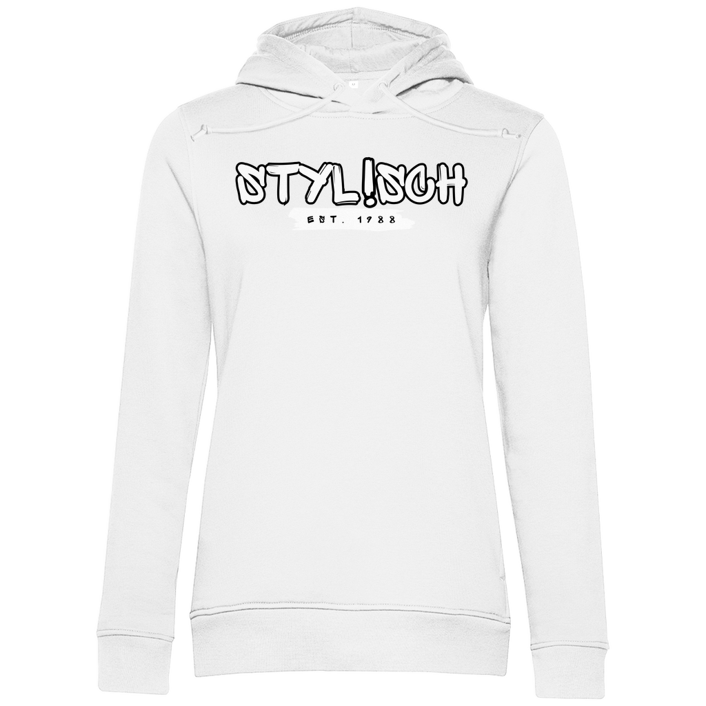 #002 STYLISCH, Damen Premium Bio Hoodie