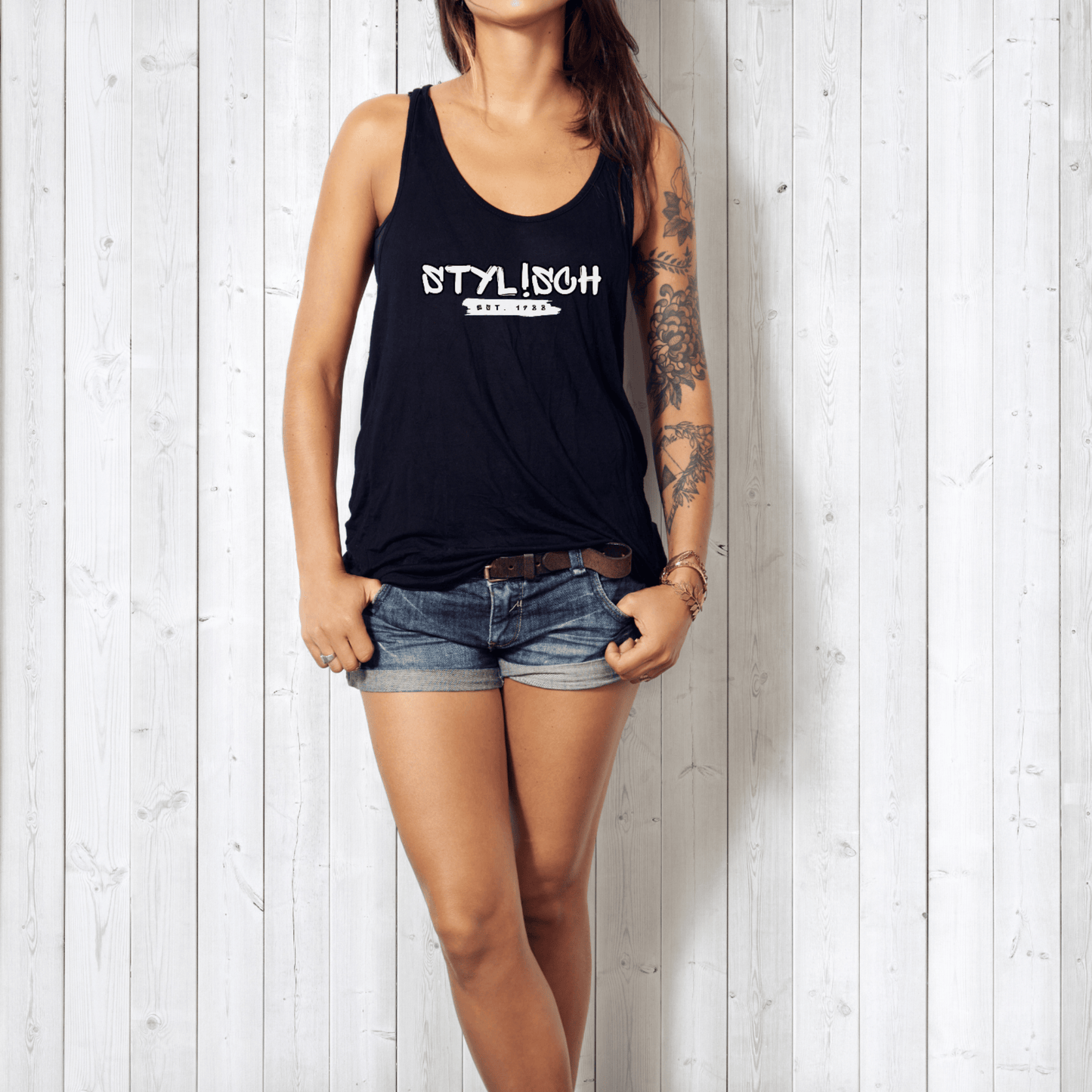 #002 STYLISCH, Damen Premium Organic Tank Top