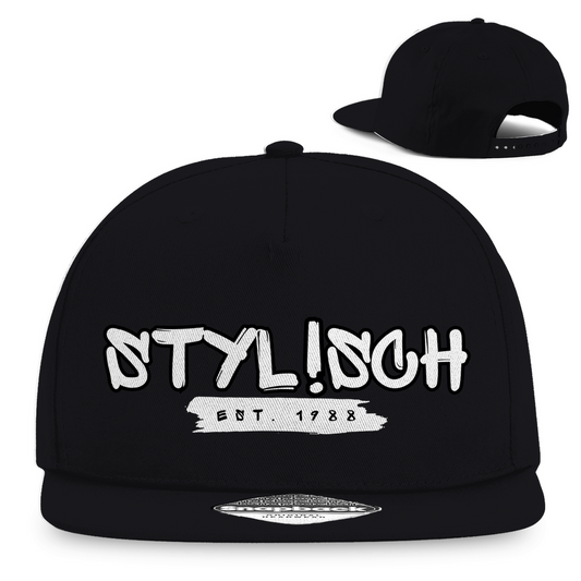 #002 STYLISCH, Snapback Rapper Cap