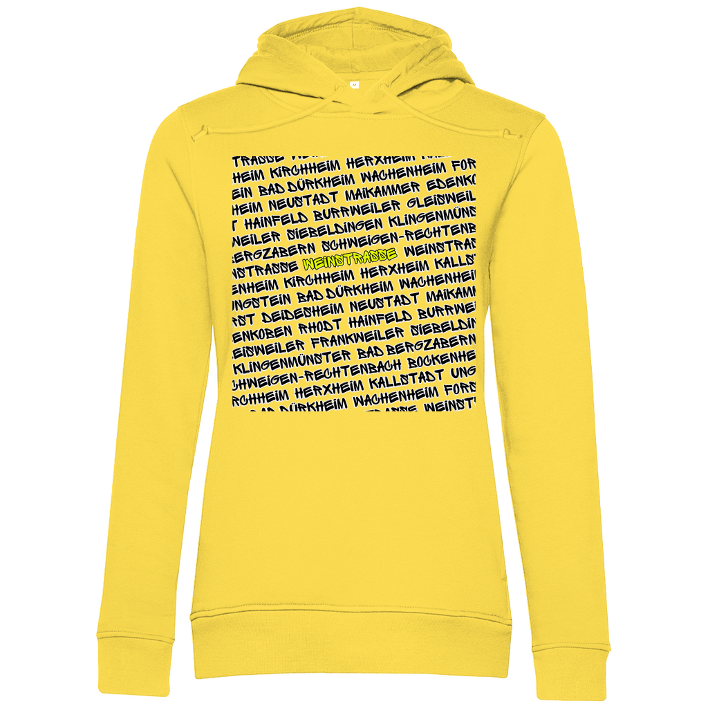 #001 Weinstraße, Damen Premium Bio Hoodie