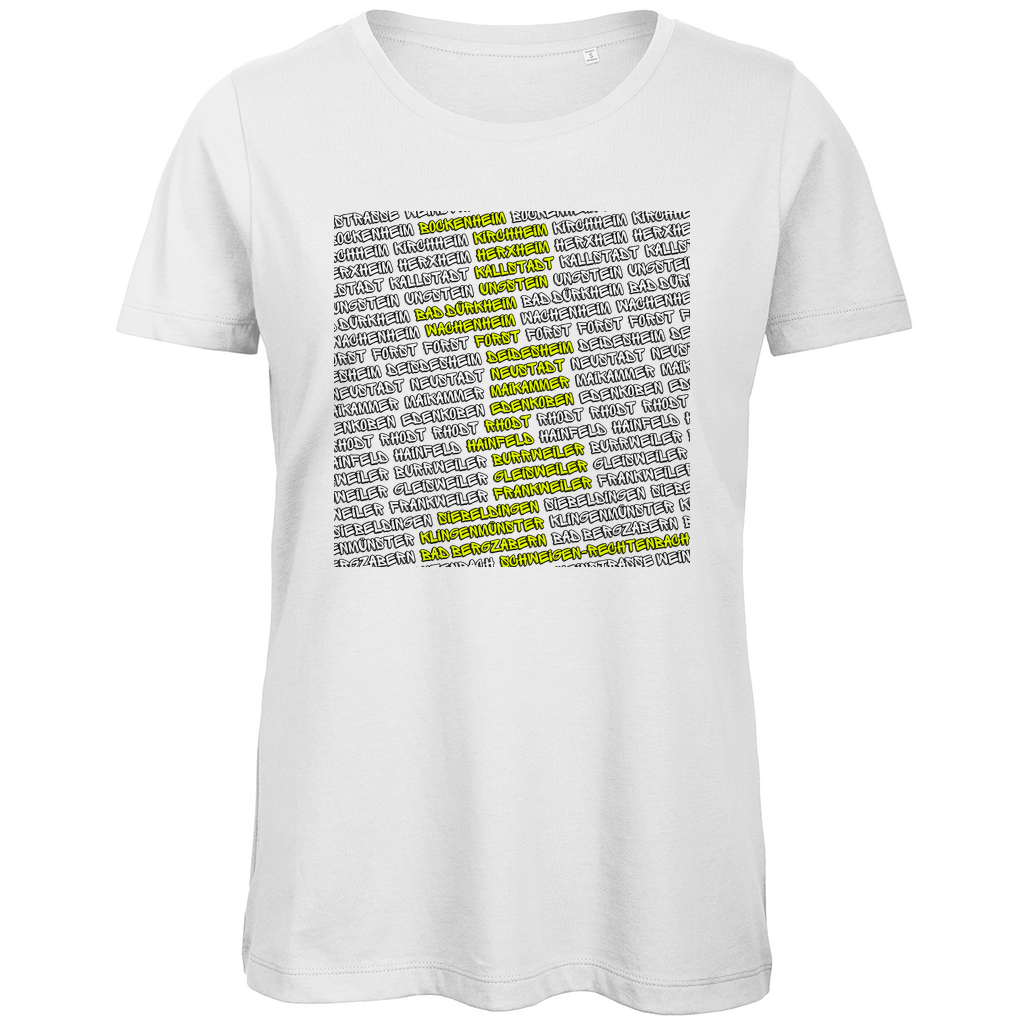 #002 Weinstraße, Damen Premium Bio T-Shirt