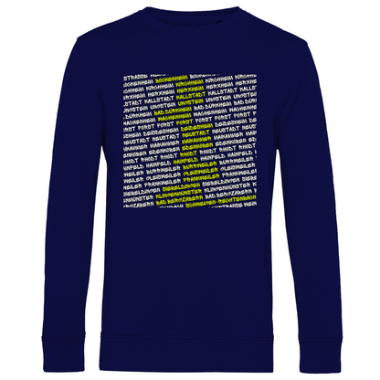 #002 Weinstraße, Herren Premium Bio Sweatshirt