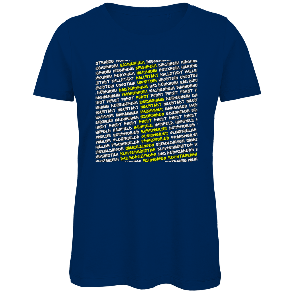 #002 Weinstraße, Damen Premium Bio T-Shirt