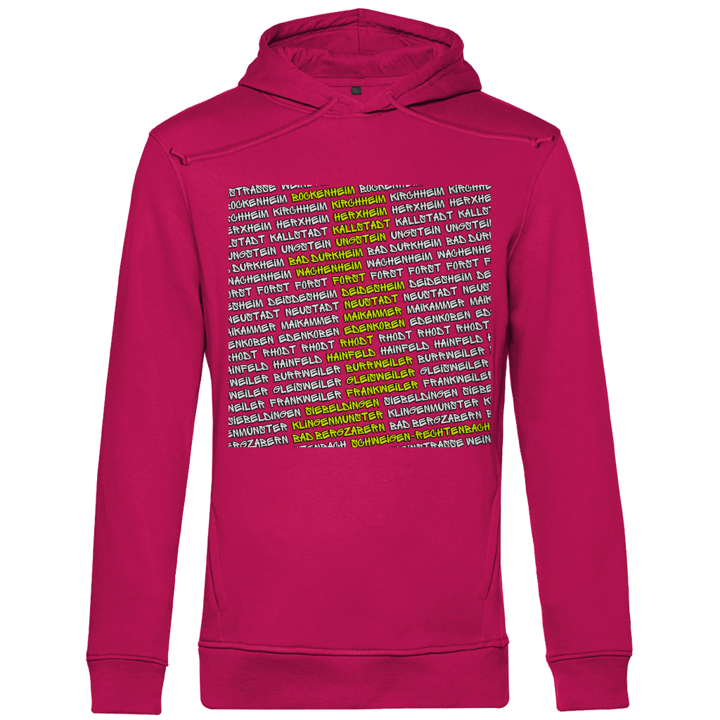 #002 Weinstraße, Herren Premium Bio Hoodie