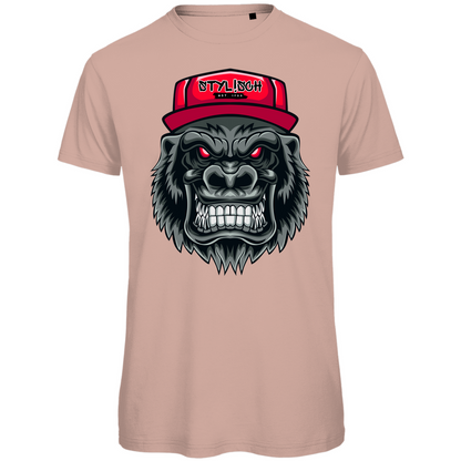 #002 Affe, Herren Premium Bio T-Shirt