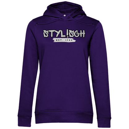 #002 STYLISCH, Damen Premium Bio Hoodie