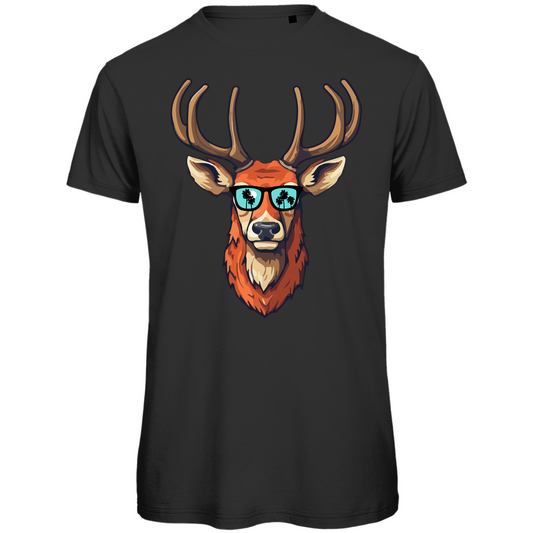 #001 Hirsch, Herren Premium Bio T-Shirt