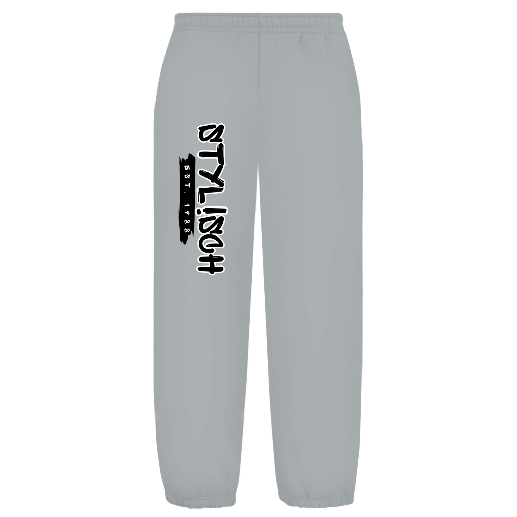 #003 STYLISCH, Herren Oversize Fluffy Sweatpants