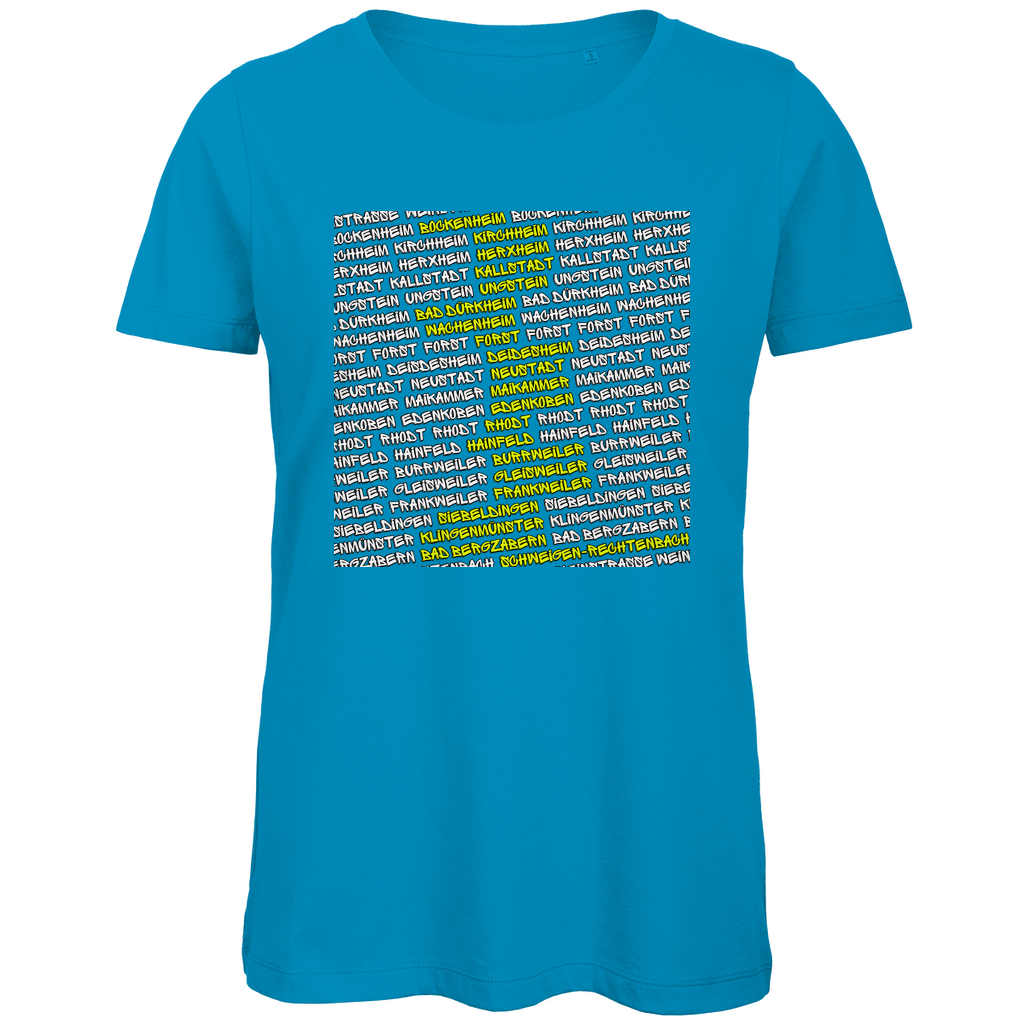 #002 Weinstraße, Damen Premium Bio T-Shirt