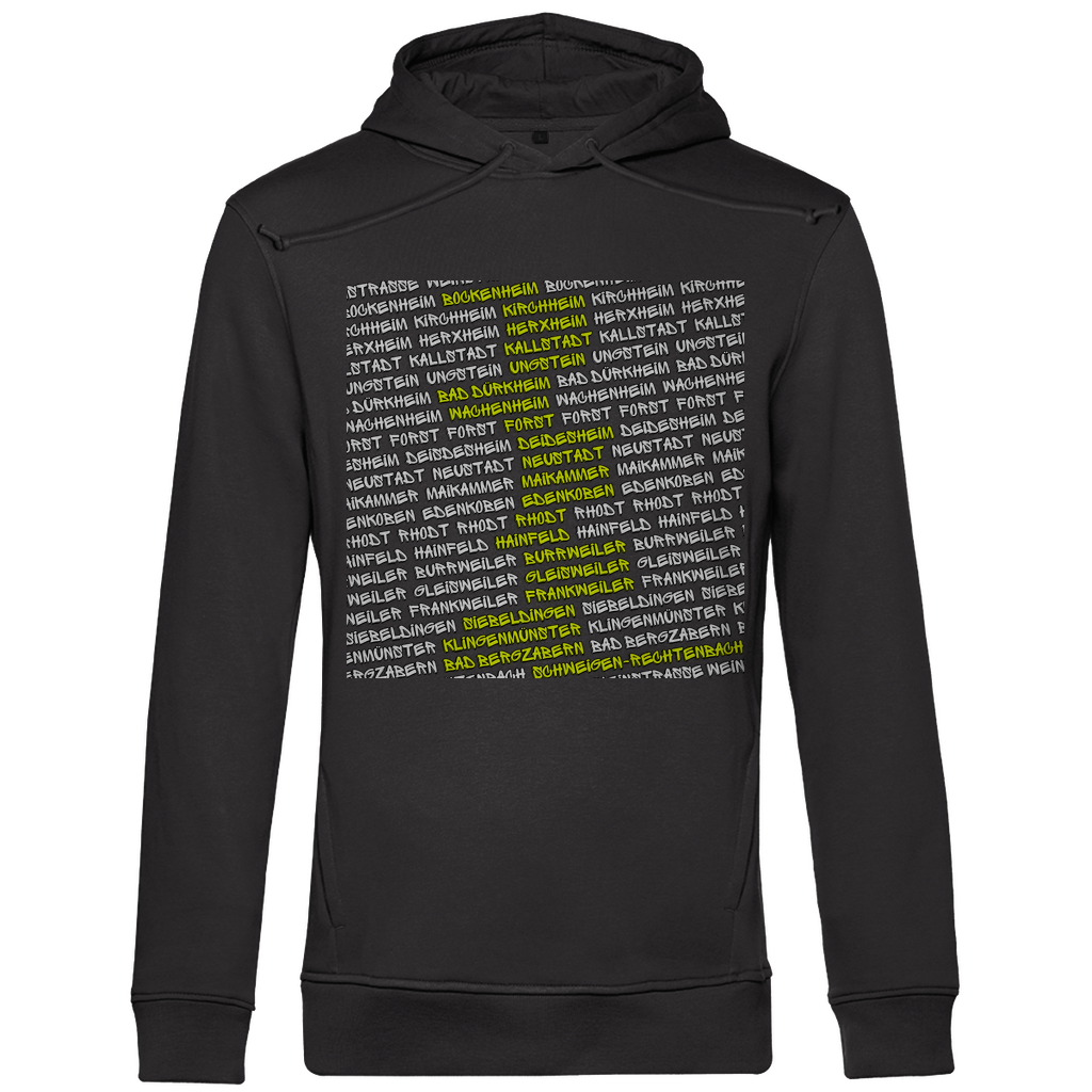 #002 Weinstraße, Herren Premium Bio Hoodie
