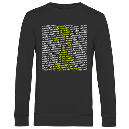 #002 Weinstraße, Herren Premium Bio Sweatshirt