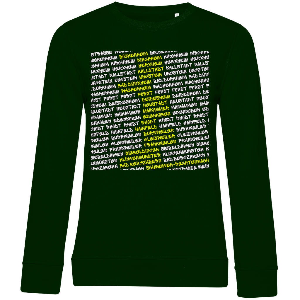 #002 Weinstraße, Damen Premium Bio Sweatshirt