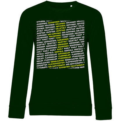 #002 Weinstraße, Damen Premium Bio Sweatshirt