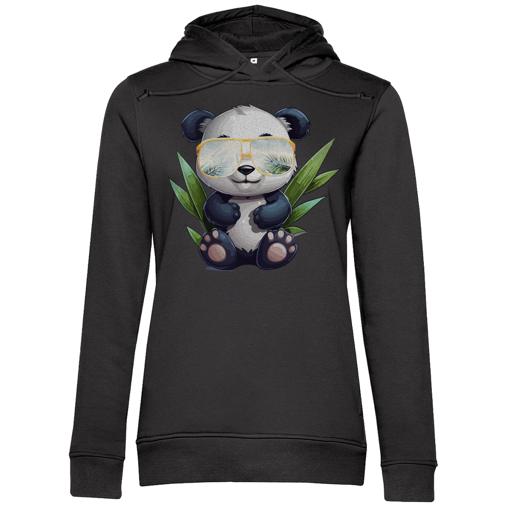 #001 Panda, Damen Premium Bio Hoodie