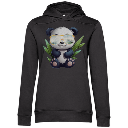 #001 Panda, Damen Premium Bio Hoodie