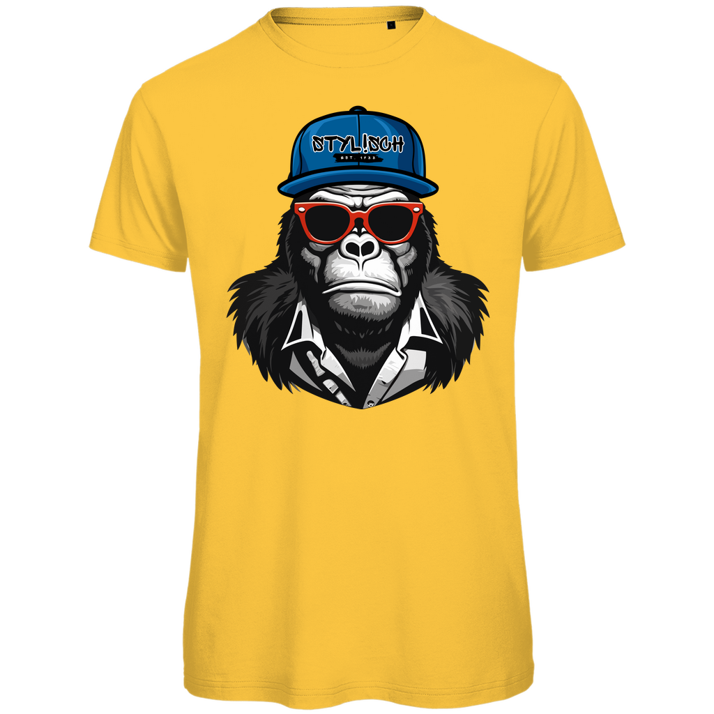 #001 Affe, Herren Premium Bio T-Shirt