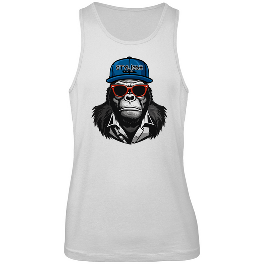 #001 Affe, Herren Premium Tank Top
