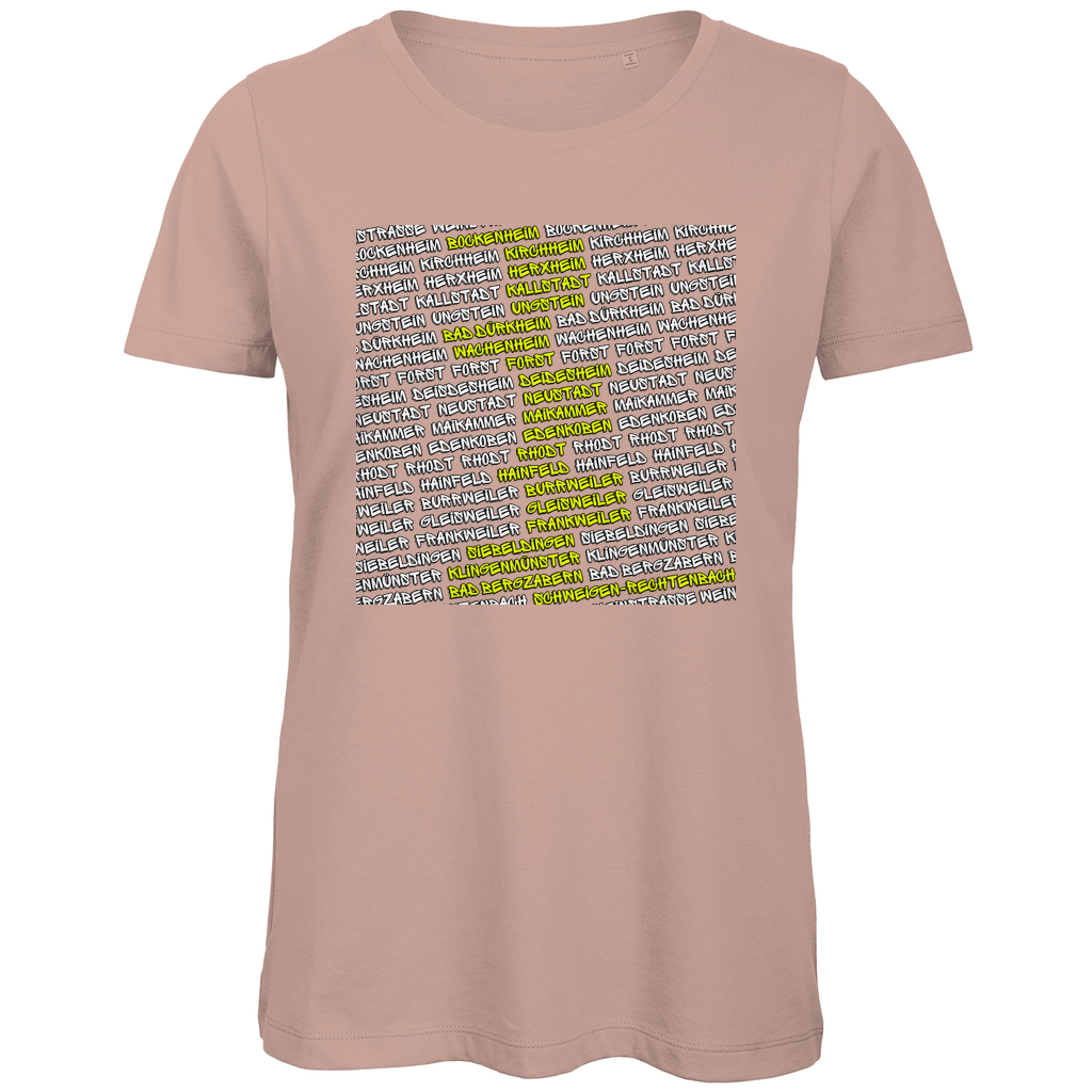 #002 Weinstraße, Damen Premium Bio T-Shirt