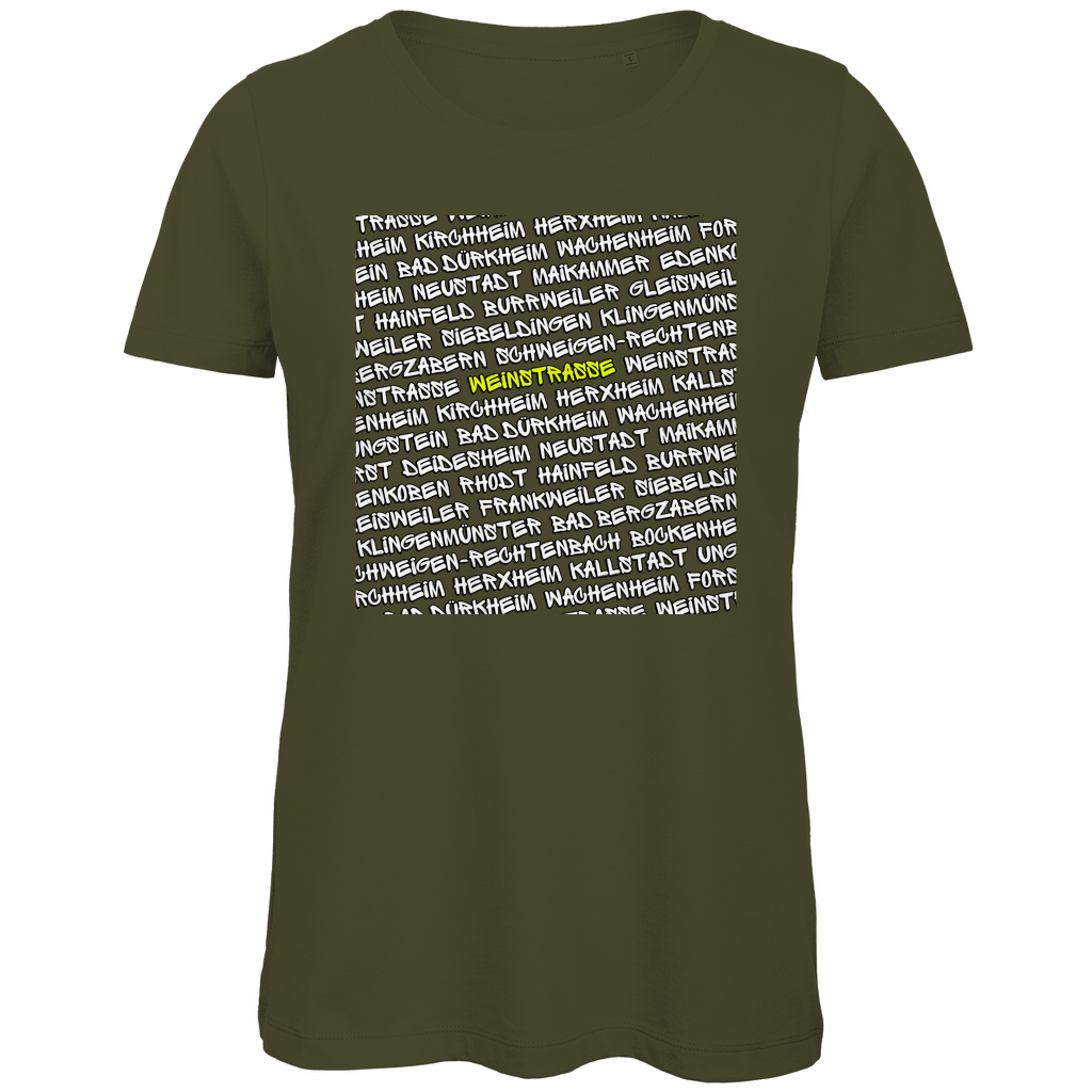 #001 Weinstraße, Damen Premium Bio T-Shirt
