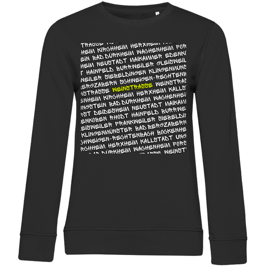 #001 Weinstraße, Damen Premium Bio Sweatshirt