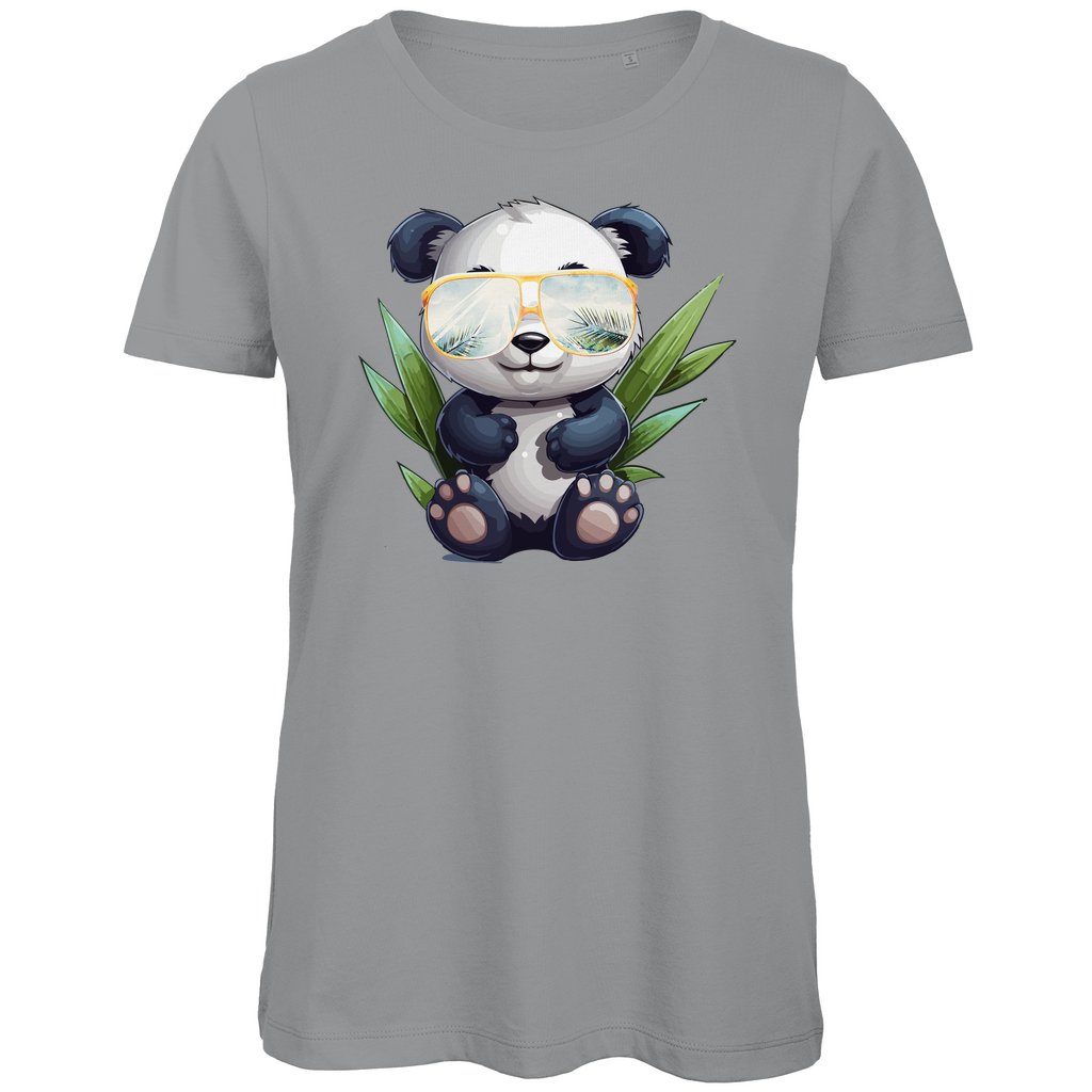 #001 Panda, Damen Premium Bio T-Shirt
