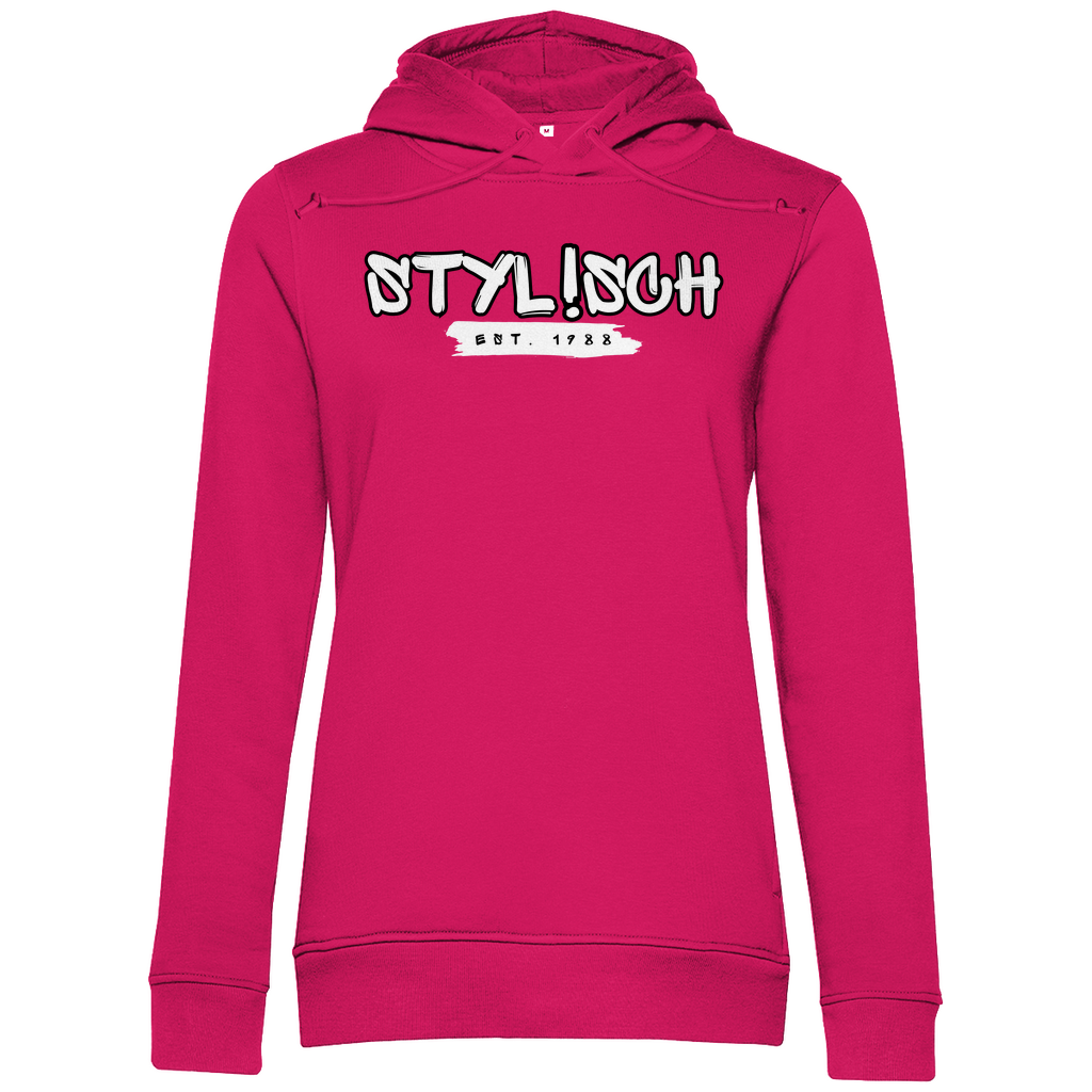 #002 STYLISCH, Damen Premium Bio Hoodie