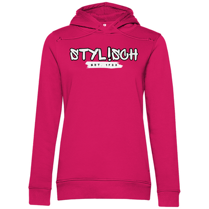#002 STYLISCH, Damen Premium Bio Hoodie