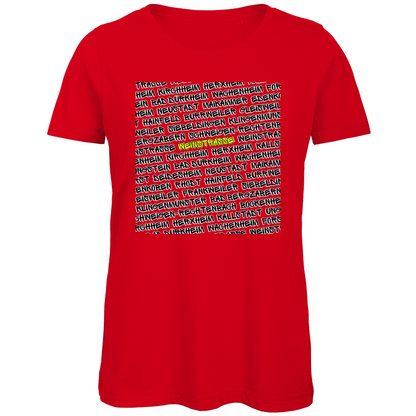 #001 Weinstraße, Damen Premium Bio T-Shirt