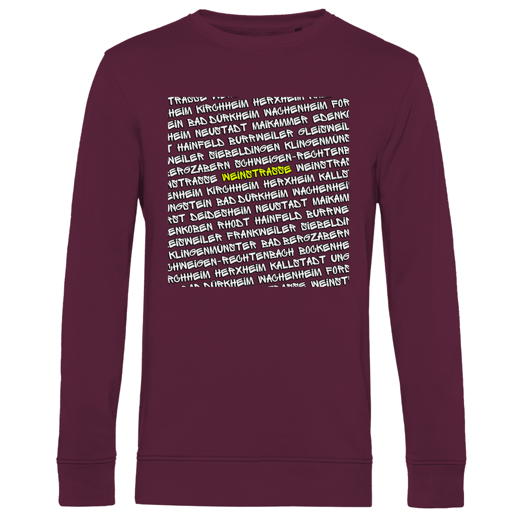 #001 Weinstraße, Herren Premium Bio Sweatshirt