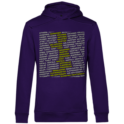 #002 Weinstraße, Herren Premium Bio Hoodie