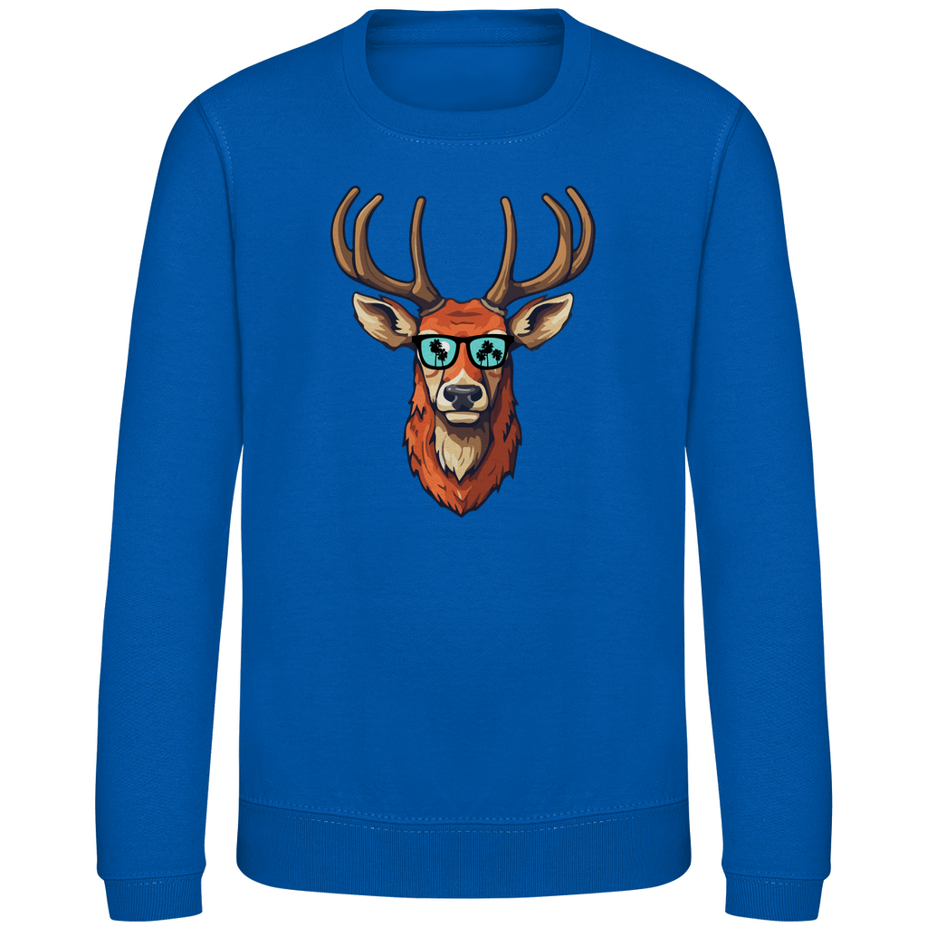 #001 Hirsch, Kinder Sweatshirt