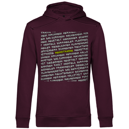 #001 Weinstraße, Herren Premium Bio Hoodie