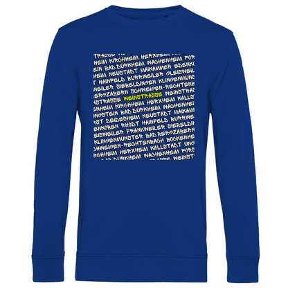 #001 Weinstraße, Herren Premium Bio Sweatshirt