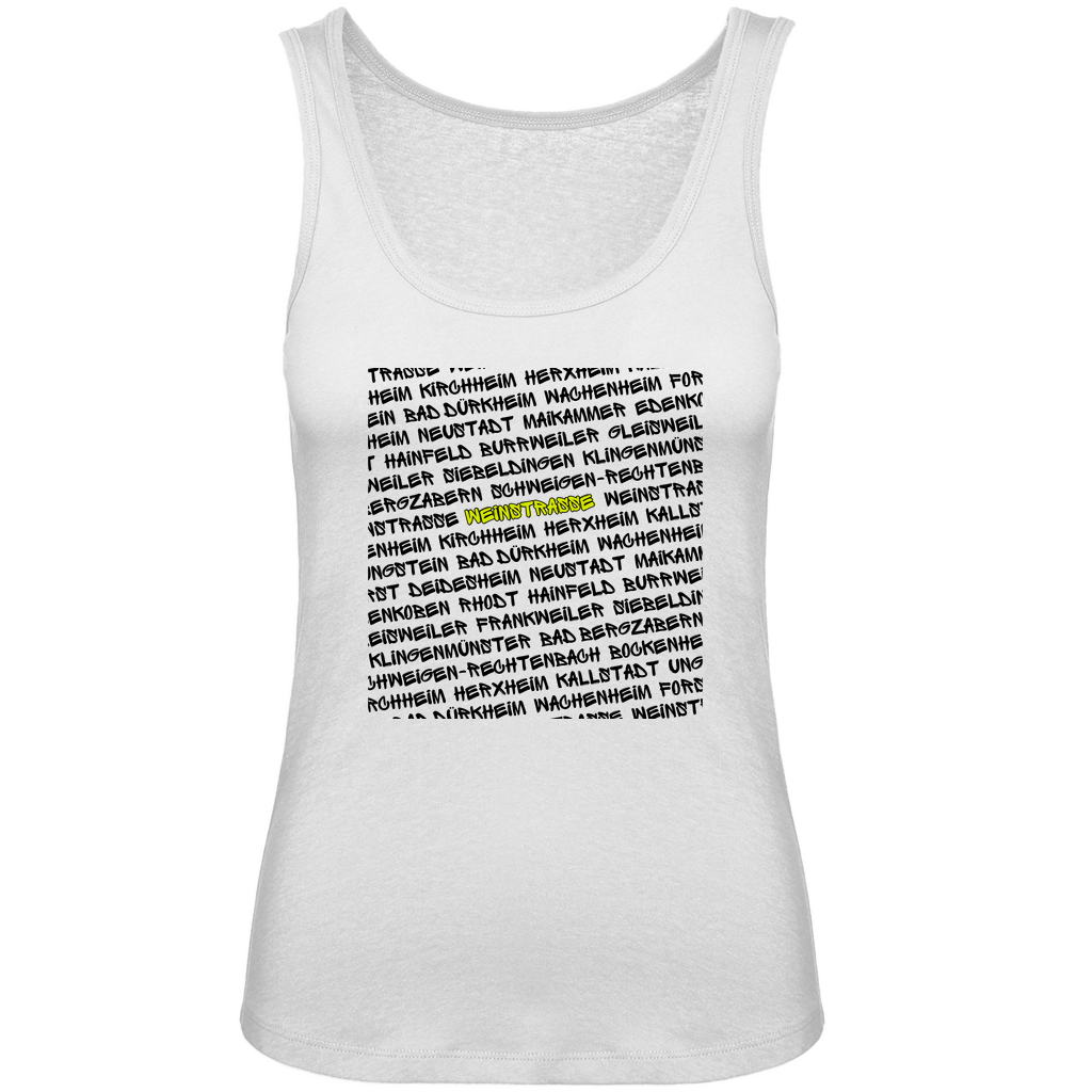 #001 Weinstraße, Damen Premium Organic Tank Top