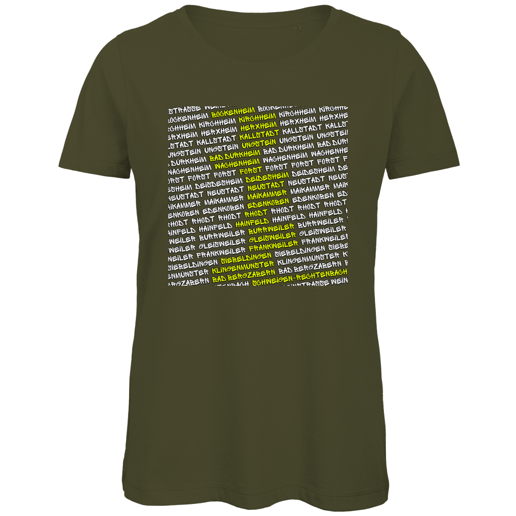 #002 Weinstraße, Damen Premium Bio T-Shirt