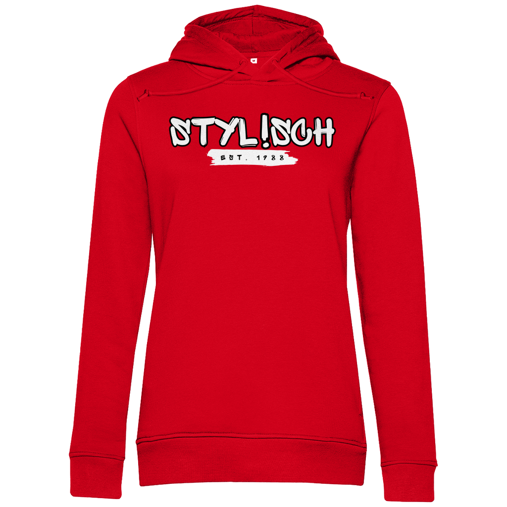 #002 STYLISCH, Damen Premium Bio Hoodie