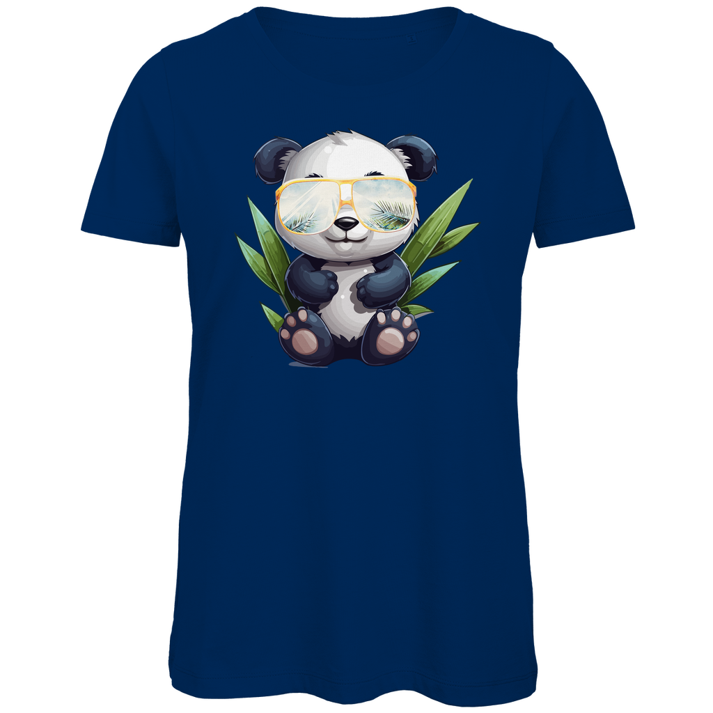 #001 Panda, Damen Premium Bio T-Shirt