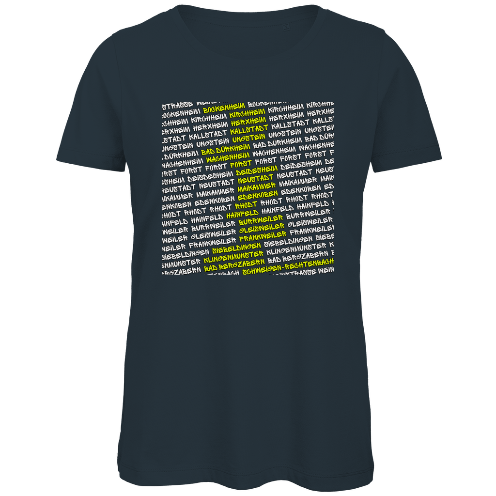 #002 Weinstraße, Damen Premium Bio T-Shirt