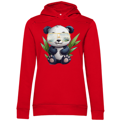 #001 Panda, Damen Premium Bio Hoodie