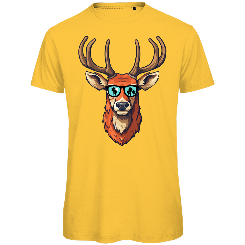 #001 Hirsch, Herren Premium Bio T-Shirt