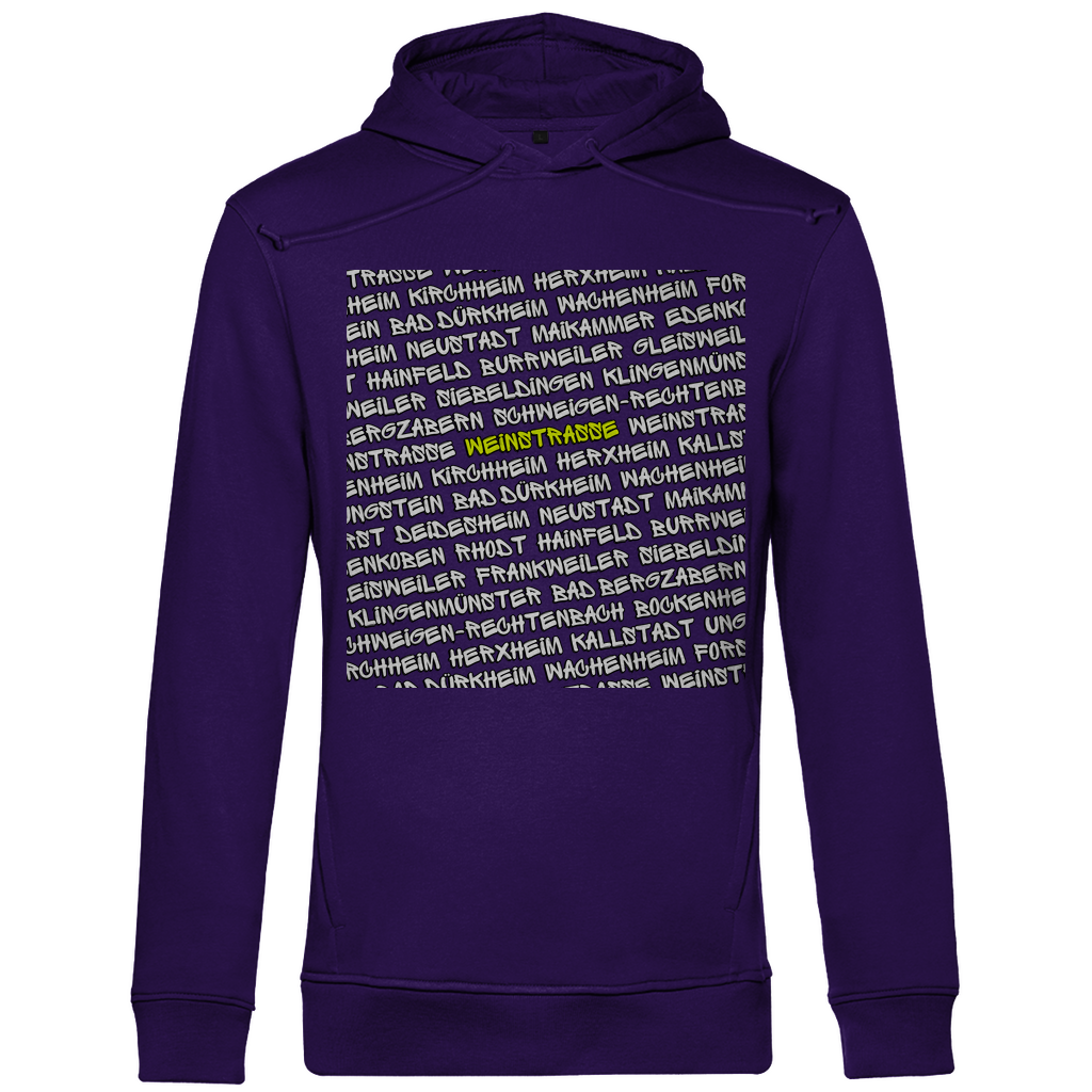 #001 Weinstraße, Herren Premium Bio Hoodie